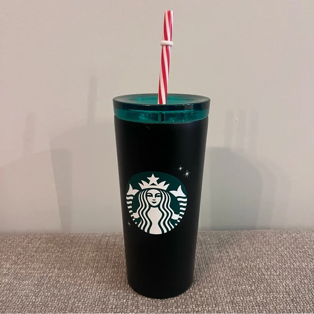 Starbucks Korea 2018 Value Holiday Black Stainless Steel Cold Cup 355ml